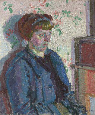Harold Gilman Sylvia Gosse oil painting picture